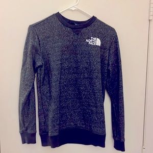 EUC North Face Size L Gray Crew Sweatshirt